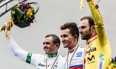 Simon_Gerrans,_Michał_Kwiatkowski,_and_Alejandro_Valverde_2014_UCI
