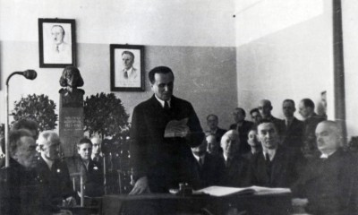 pierwsza inauguracja UMK 5 stycznia 1946-fot. Alojzy Czarnecki (Zbiory BU UMK) (1)