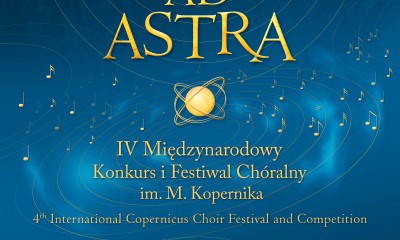 PER MUSICAM AD ASTRA 2016 plakat B2 z belką skróconą