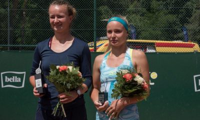 Barbora Krejcikova (z lewej) wygrała turniej Bella Cup (fot. torun.pl)