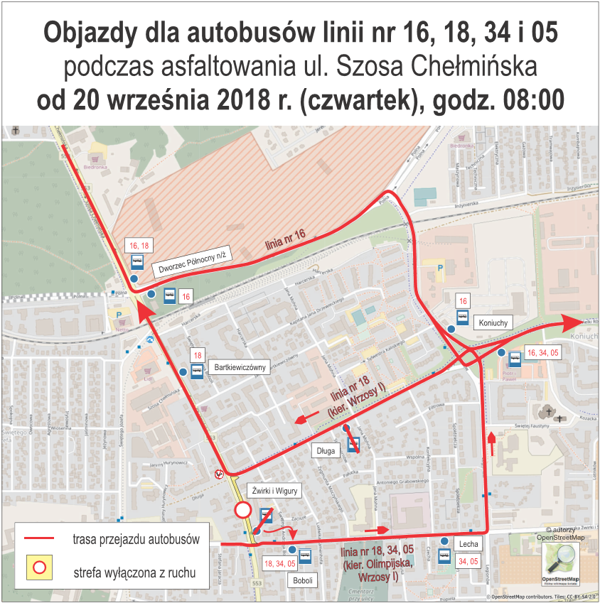 2018-09-20 - asfaltowanie Szosy Chełmińskiej