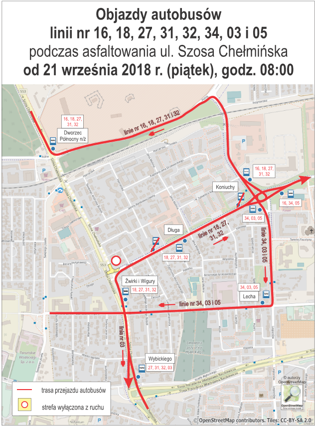 2018-09-21 - asfaltowanie Szosy Chełmińskiej