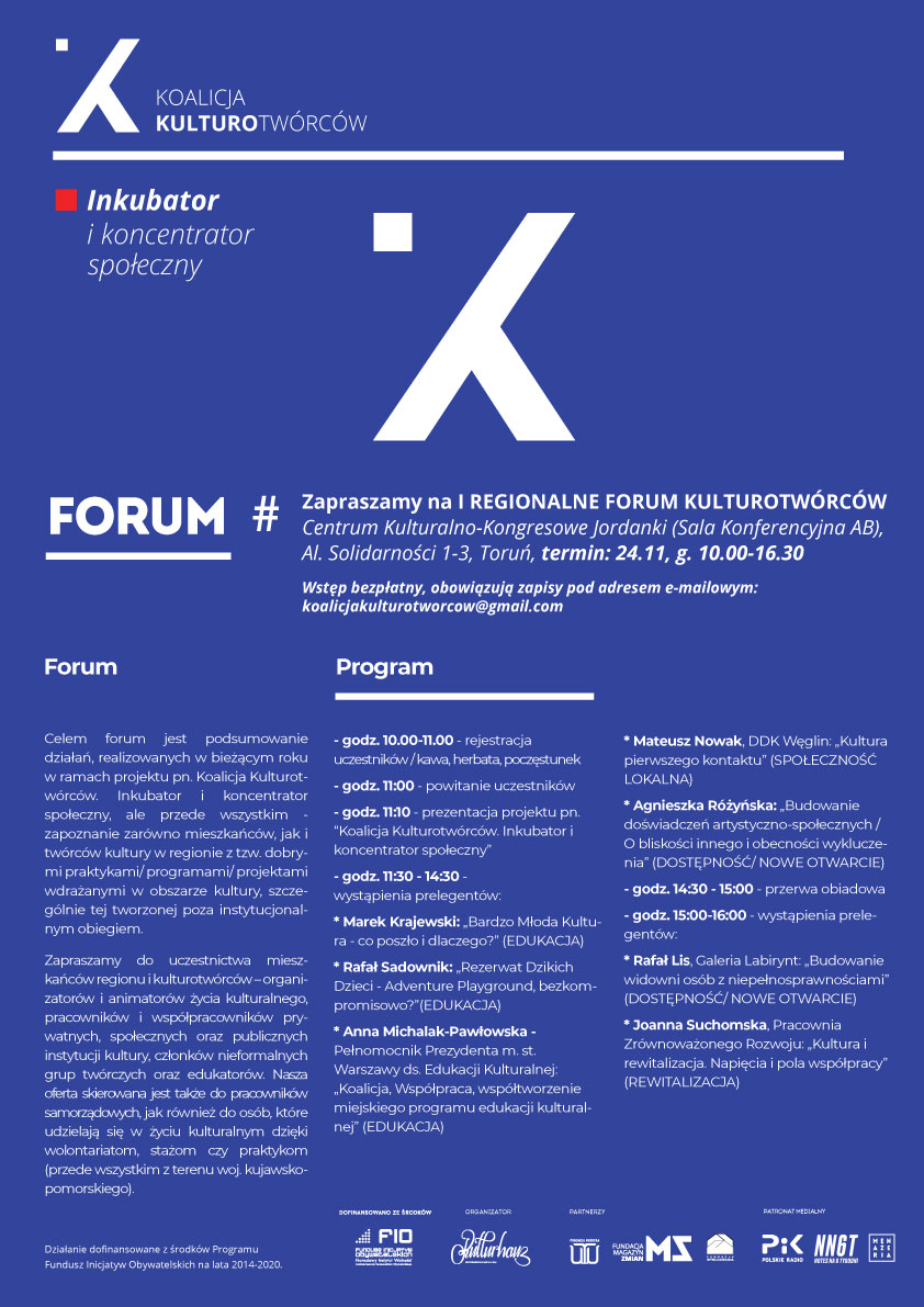 I Regionalne Forum Kulturotwórców